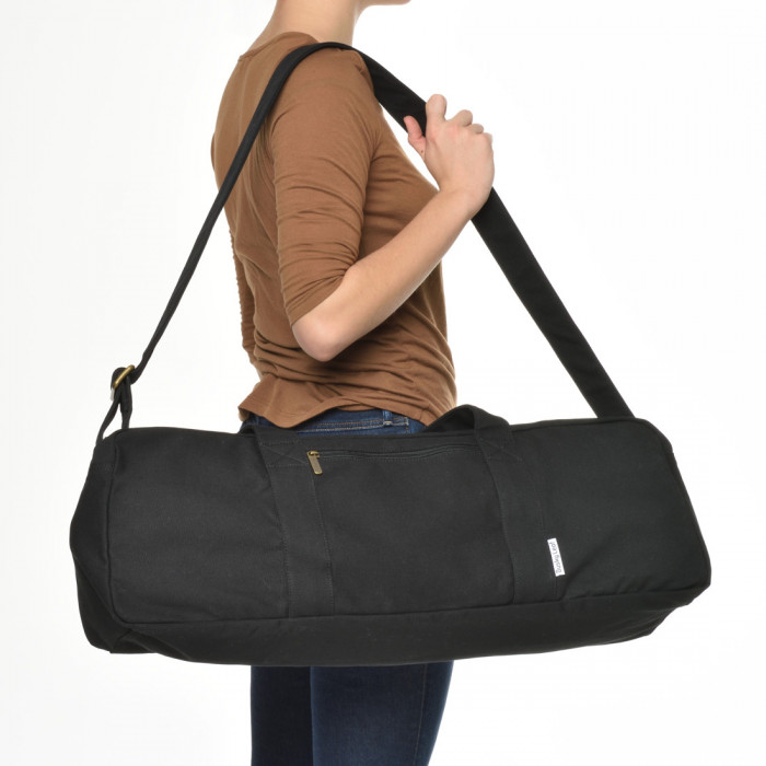 SARHLIO Yoga Mat Bag with Large Size Open Pocket and Zipper Pocket Yoga Mat  Carrier Bag Fit Most Size Mats Yoga Bag for Ladies Easy Access Lightweight  Comfortable Shoulder Strap (BPK02A)… 